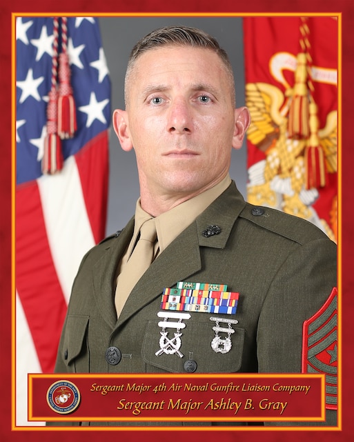 Sergeant Major, 4th Air Naval Gunfire Liaison Company > Marine Corps ...