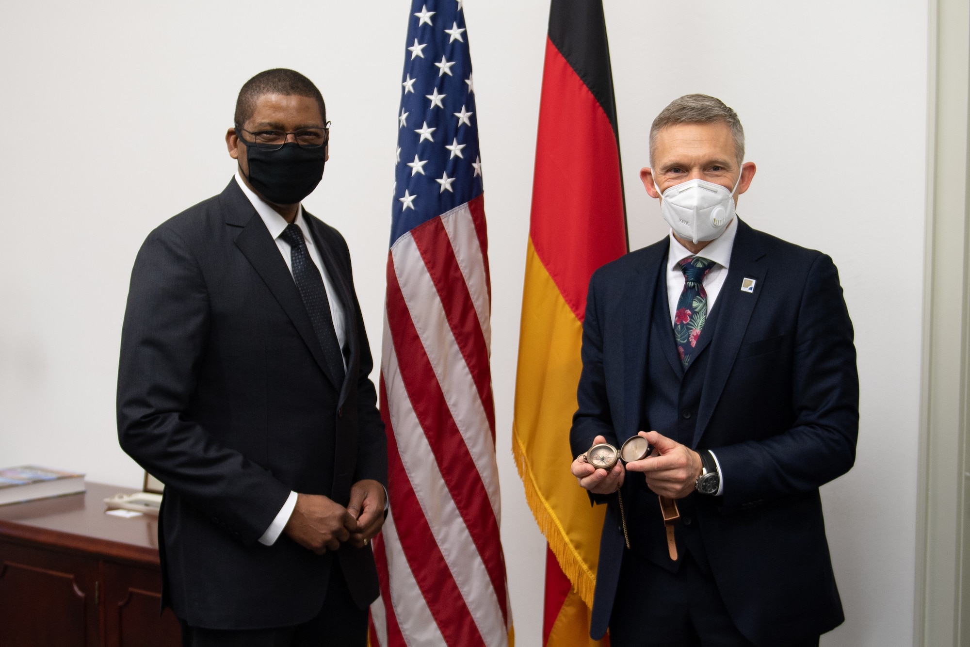 Two men posing for a photo.