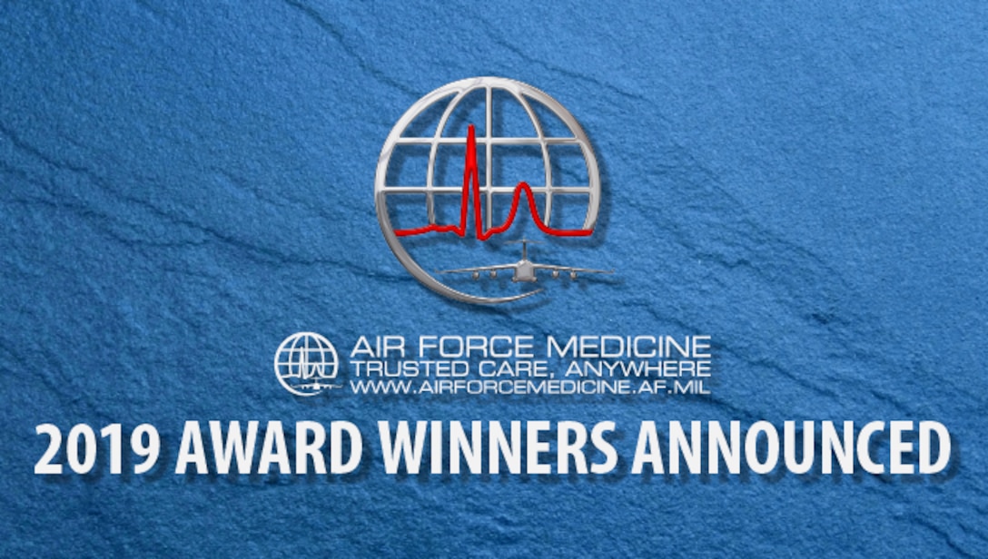 The Air Force Reserve Command announced the recipients of the 2019 AFRC Air Force Medical Service individual and team awards. (U.S. Air Force graphic)