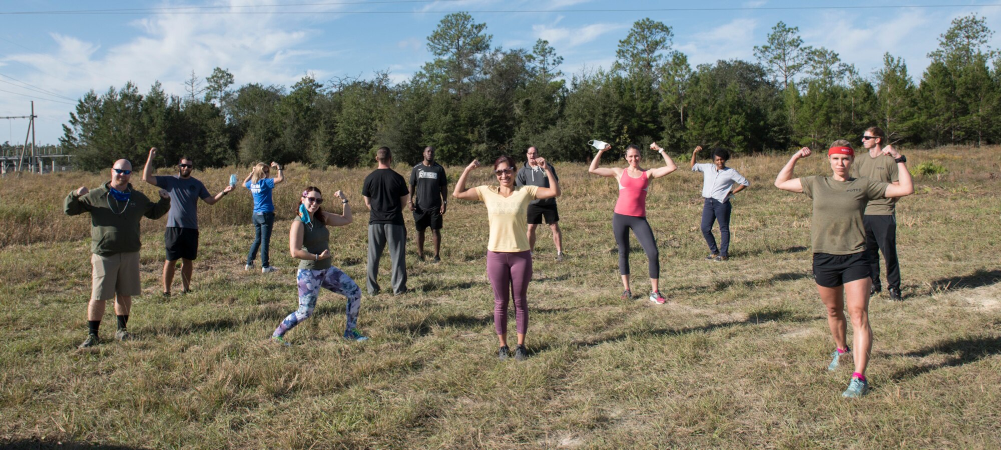 Photo of a group of people posing for a photo