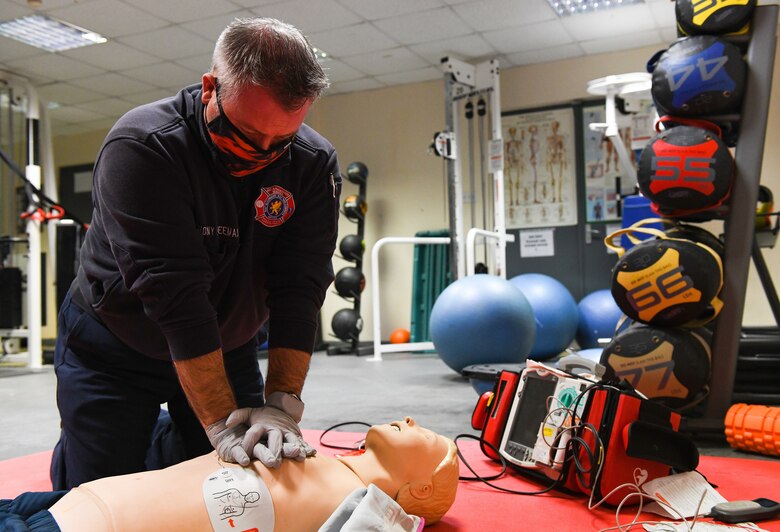 501 CSW firefighters enhance life-saving skills with EMT certification