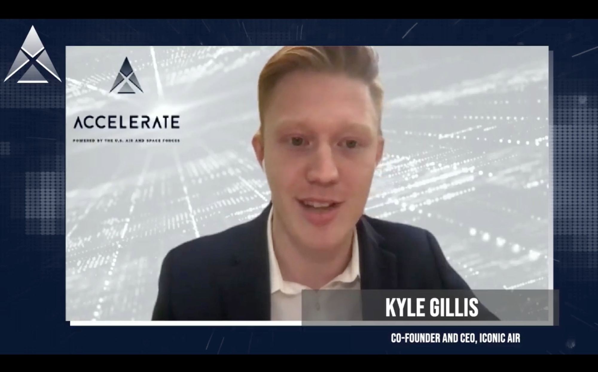 “I believe that AFWERX has made it frictionless for small businesses like us to be able to get in this process,” said Kyle Gillis, co-founder and CEO, Iconic Air. (Courtesy photo)