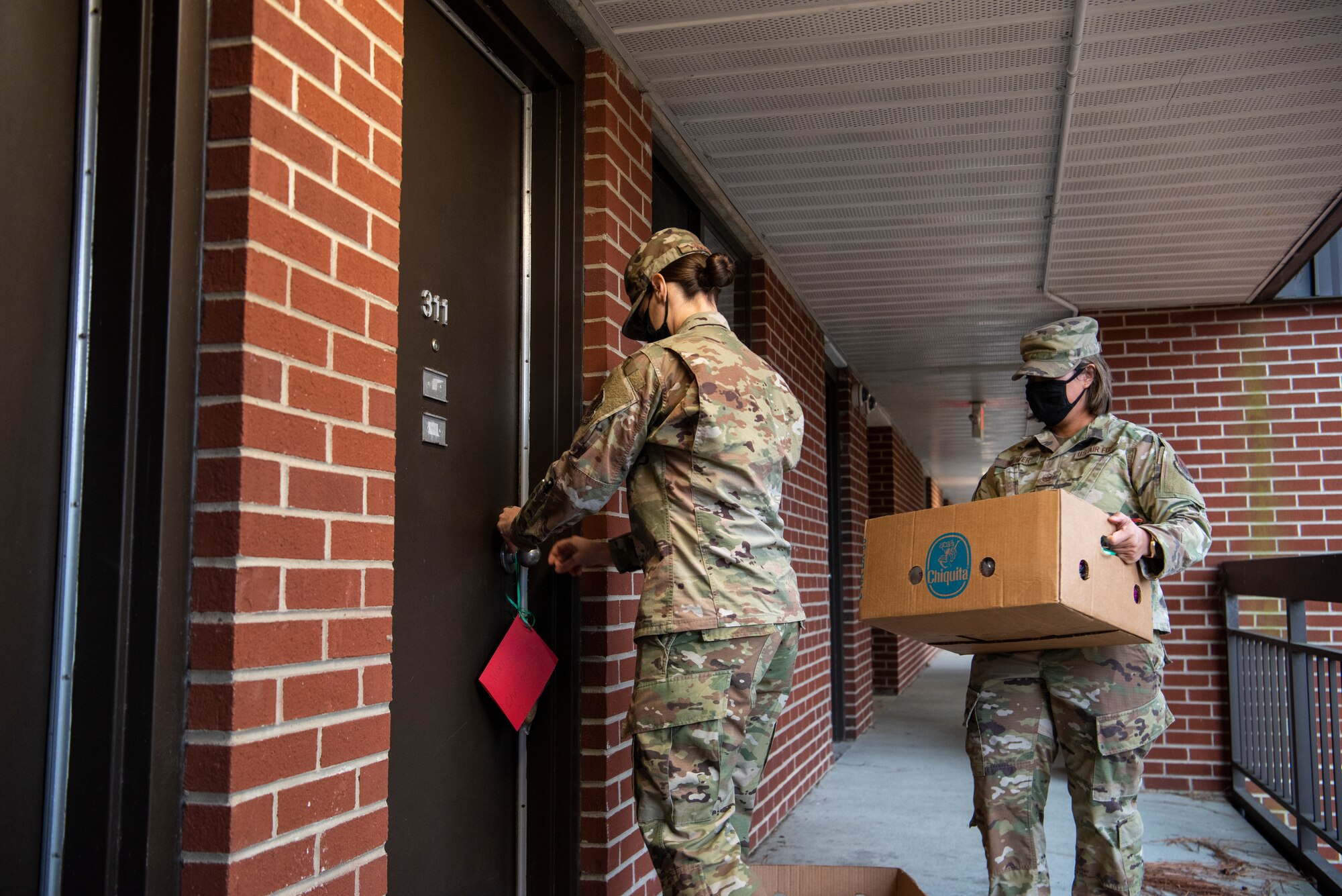 The Seymour Johnson Air Force Base Officer and Civilian Spouses Club conducted an annual Airmen Cookie Drive to benefit Airmen residing in the dorms.