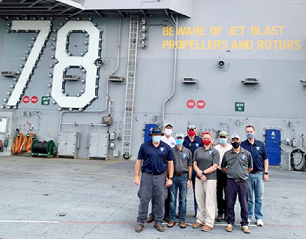 NUWC Division Newport engineers execute successful sensor accuracy test of USS Gerald R. Ford