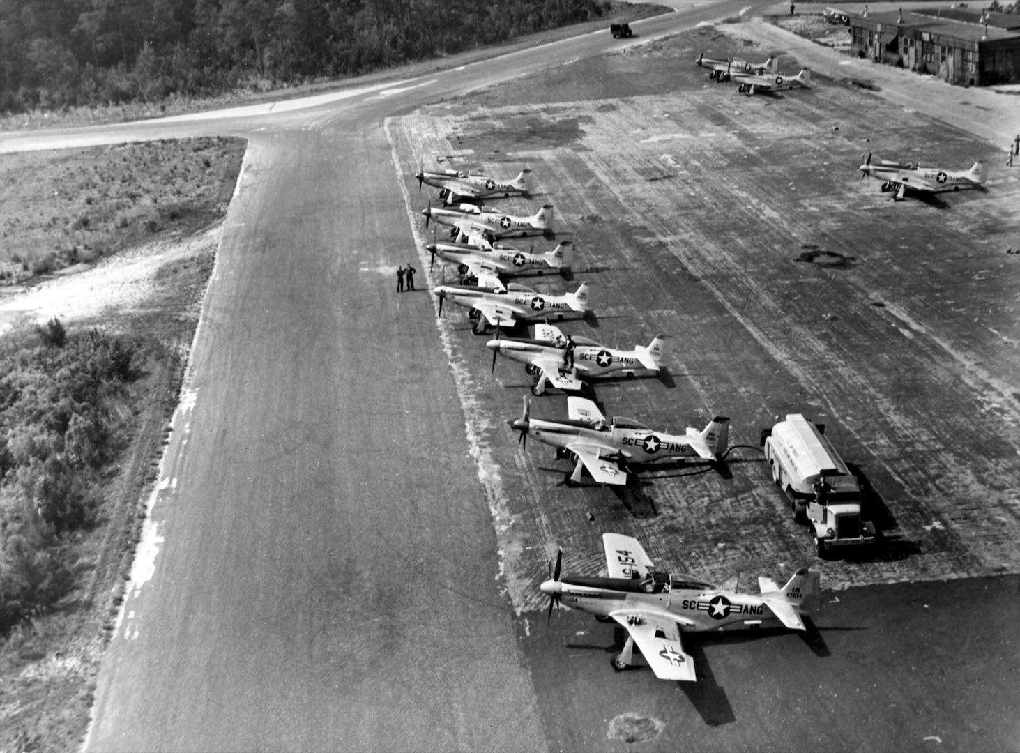 South Carolina Air National Guard planes shown 74 years ago, when the SCANG was formed, Dec. 9, 1946.