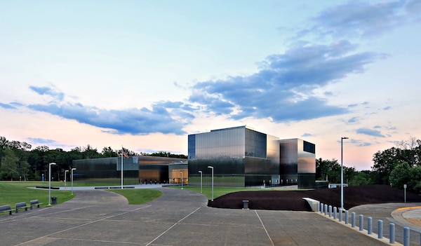 The National Museum of the United States Army is now open to the public. Housing more than 1,390 priceless artifacts documenting the U.S. Army's illustrious history, the building is protected by guards and a complex electronic security system designed and installed with guidance from the Electronic Security Systems team at Huntsville Center. (Photo courtesy of National Museum of the United States Army, Duane Lempke)