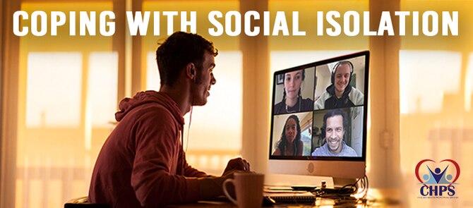 Social isolation occurs when an individual does not have adequate opportunities to interact with others.  Physical distancing and isolation can present certain challenges, such as spending days or weeks at home with limited resources, stimulation, and social contact.