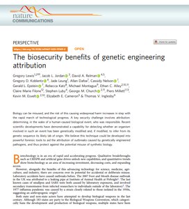 The biosecurity benefits of genetic engineering attribution
