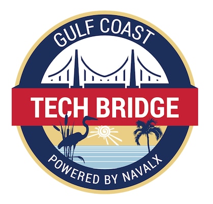 Graphic logo supporting the Gulf Coast Tech Bridge agreement. (U.S. Navy graphic)