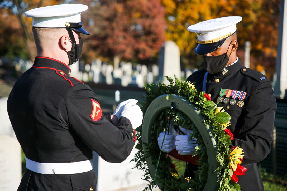 These ceremonies are held to celebrate those Marines’ love and devotion to their Corps and Country, and to celebrate the Marine Corps birthday.