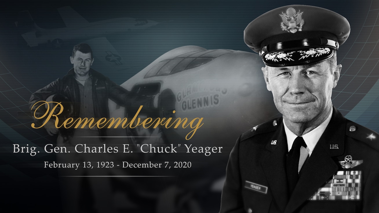 Remembering Yeager Graphic (U.S. Air Force Graphic by Alfredo Tirado)