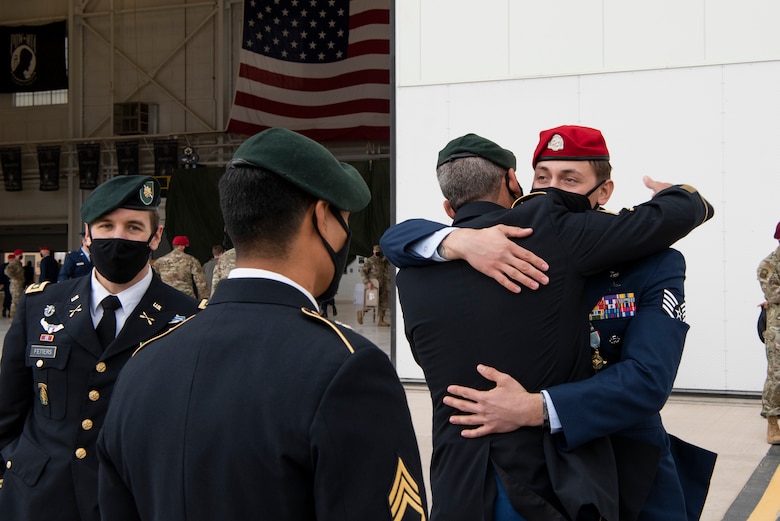 Barbara Barrett, Secretary of the Air Force, presented the medal to Staff Sgt. Alaxey Germanovich, 26th Special Tactics Squadron combat controller, for his actions during a fierce firefight in Nangarhar Province, Afghanistan, April 8, 2017. Germanovich’s efforts were credited with saving over 150 friendly forces and destroying 11 separate fighting positions.