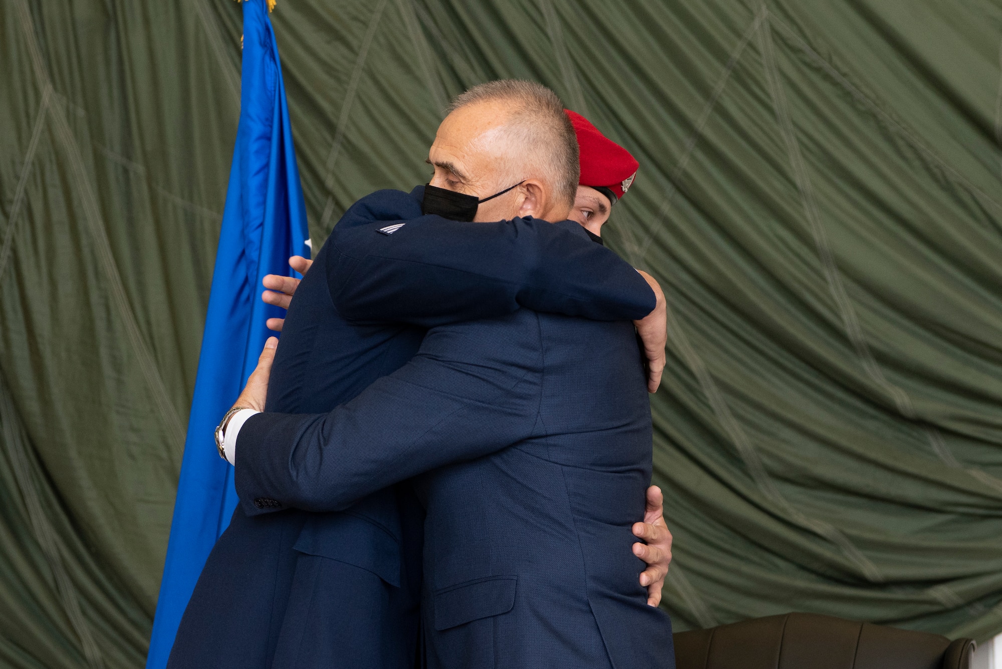 Barbara Barrett, Secretary of the Air Force, presented the medal to Staff Sgt. Alaxey Germanovich, 26th Special Tactics Squadron combat controller, for his actions during a fierce firefight in Nangarhar Province, Afghanistan, April 8, 2017. Germanovich’s efforts were credited with saving over 150 friendly forces and destroying 11 separate fighting positions.