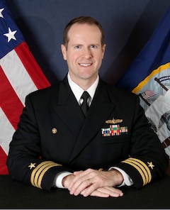 Studio Portrait of Cmdr. Burkett