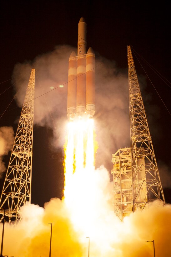 The U.S. Space Force’s Space and Missile Systems Center Launch Enterprise team and partners successfully launched the National Reconnaissance Office Launch (NROL)-44 mission at 8:09 p.m. EDT Dec. 10 from the newly rechristened Cape Canaveral Space Force Station’s Launch Complex-37 in Florida aboard a United Launch Alliance Delta IV Heavy rocket.