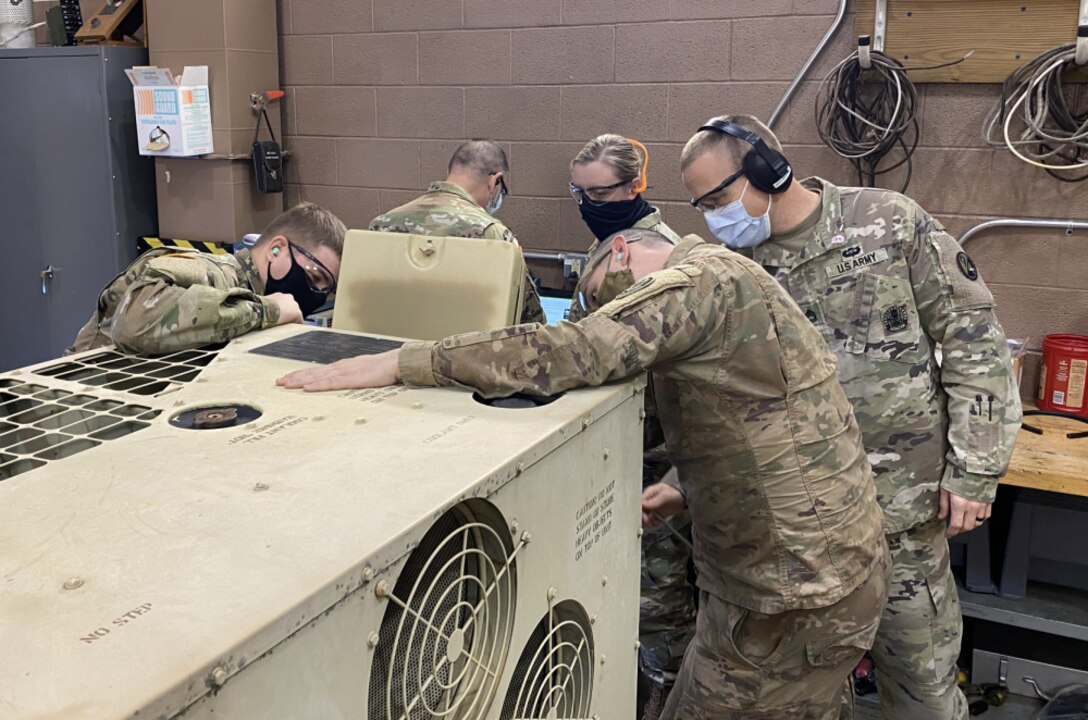 94th Training Division instructors conducted a tactical power generation course for active duty, Reserve and National Guard Soldiers at Regional Training Site - Maintenance Fort Indiantown Gap, Pennsylvania, October 5 - November 6, 2020. The course consisted of Soldiers learned power-generated equipment maintenance, how to use high-tech test and diagnostic equipment, read complex wiring schematics and diagrams, and repair electrical components.