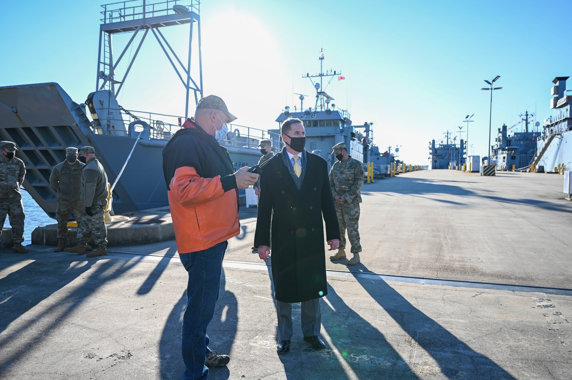 Bryan Gossage tours Fort Eustis