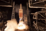 The National Reconnaissance Office (NRO) successfully launched its NROL-44 mission aboard a United Launch Alliance Delta IV Heavy from Space Launch Complex-37 at Cape Canaveral Space Force Station (CCSFS), Florida, at 8:09 p.m. EST on Dec. 10, 2020.