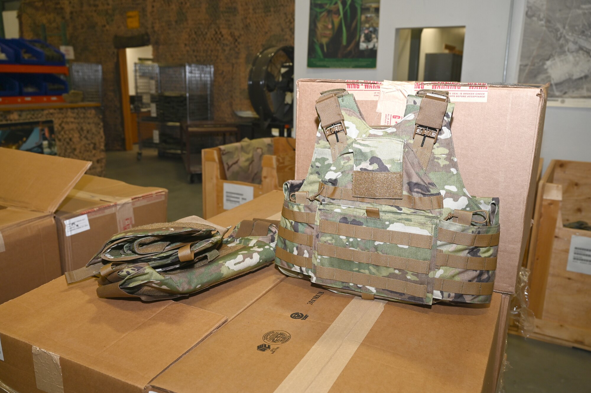 body armor on display