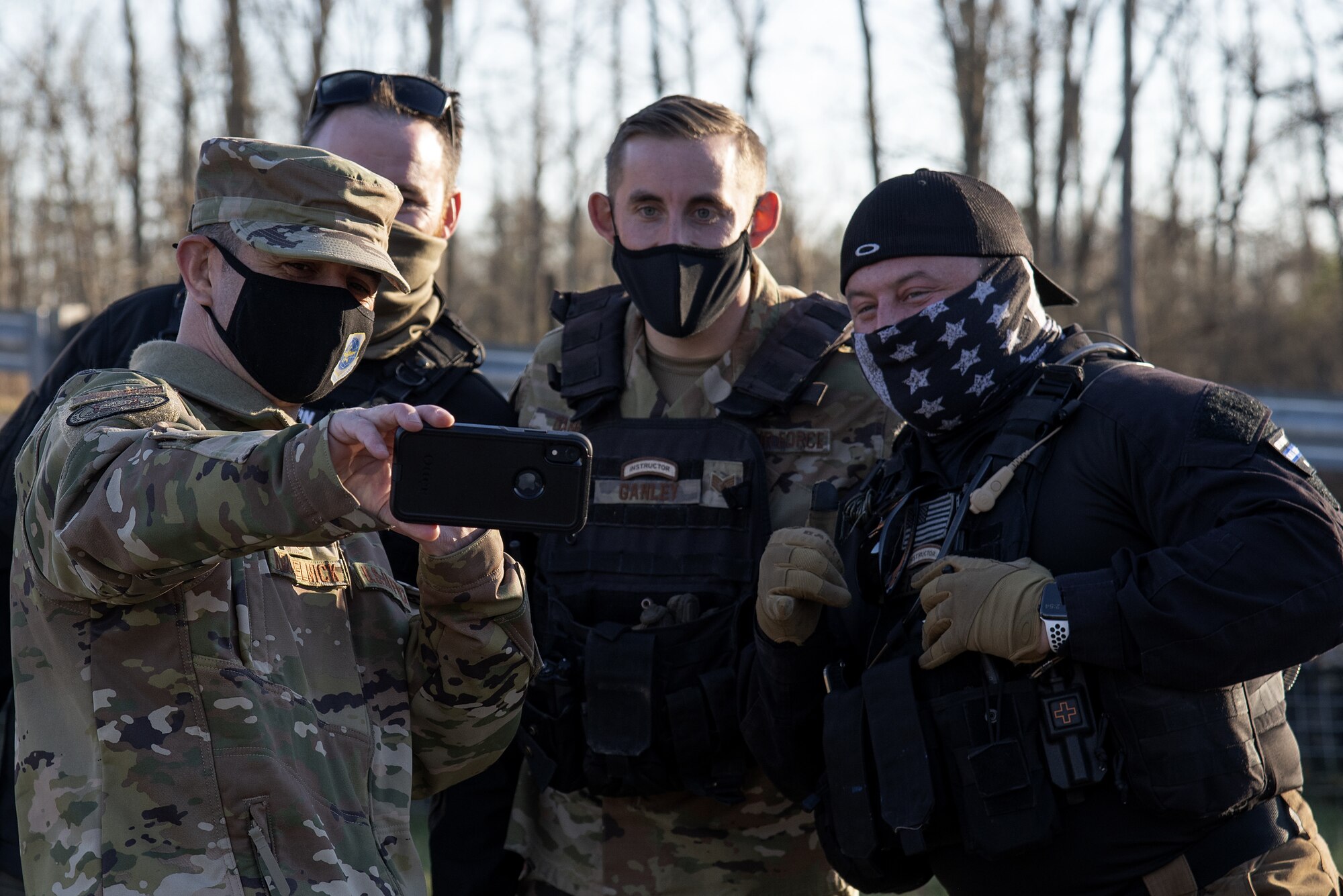 AMC command team visit to the USAF Expeditionary Center