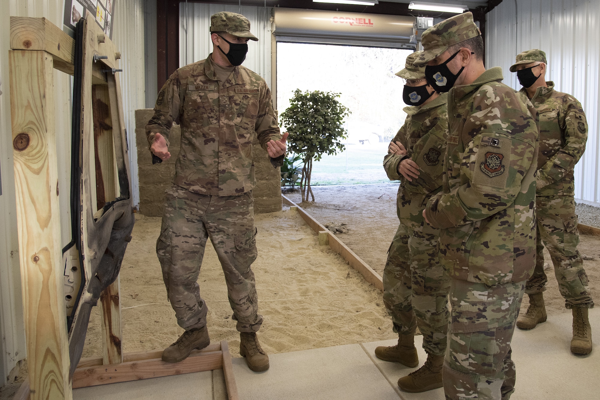 AMC command team visit to the USAF Expeditionary Center