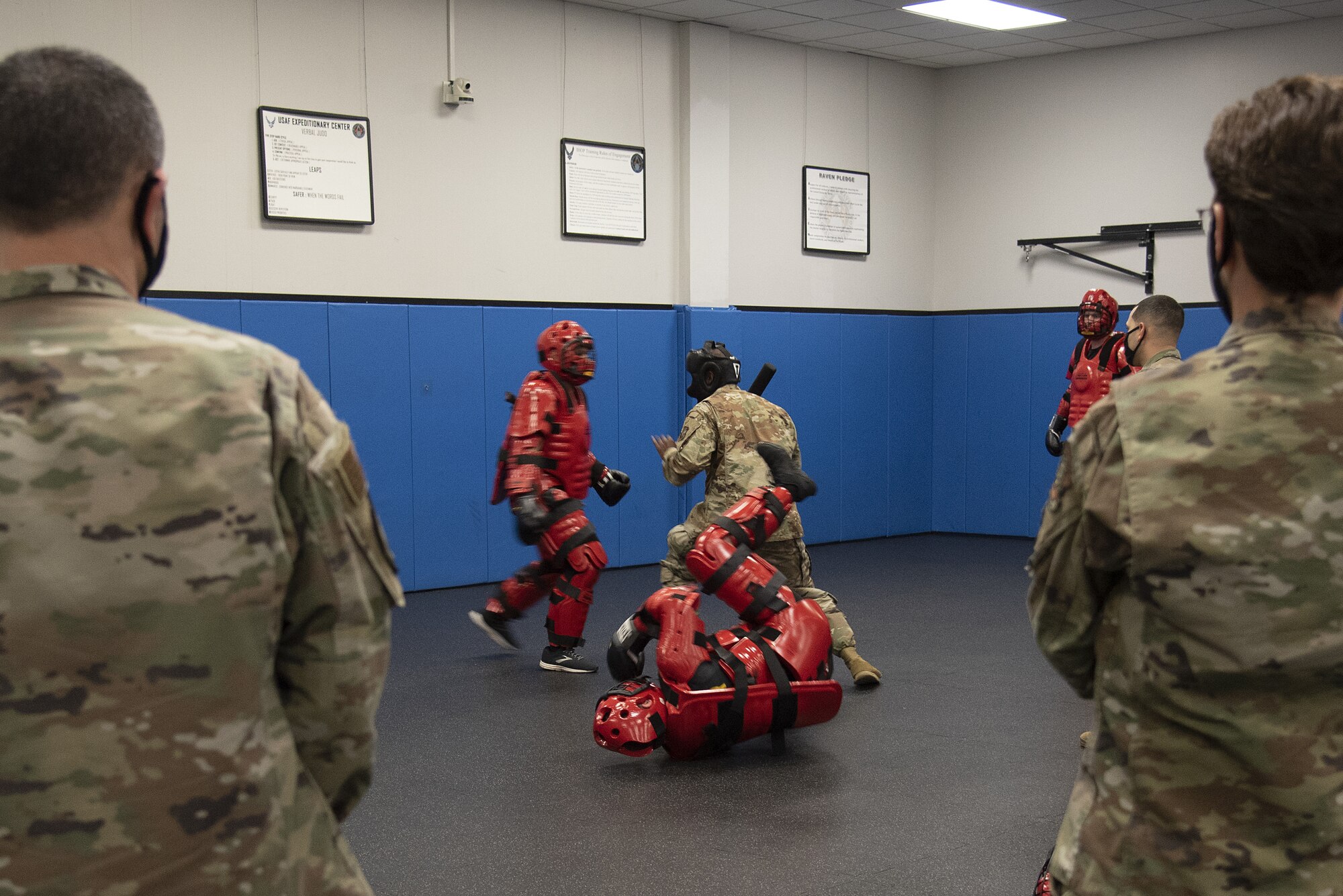 AMC command team visit to the USAF Expeditionary Center