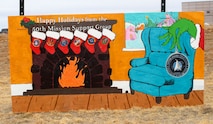 The 50th Mission Support Group card won the 50th Force Support Squadron’s holiday card contest Dec. 10, 2020 at Schriever Air Force Base, Colorado. Cards need to have a “festive theme” for the contest and judges critiqued cards on a 1-10 scale based on creativity, originality and overall looks. (U.S. Space Force photo by Marcus Hill)