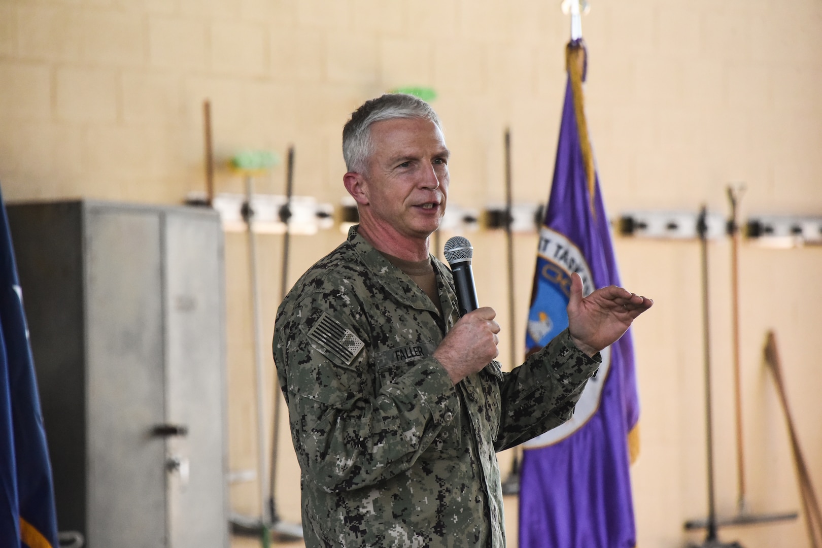 Adm. Craig Faller, commander of U.S. Southern Command, visited troops assigned to Joint Task Force-Bravo in Soto Cano Air Base, Honduras Dec. 11.