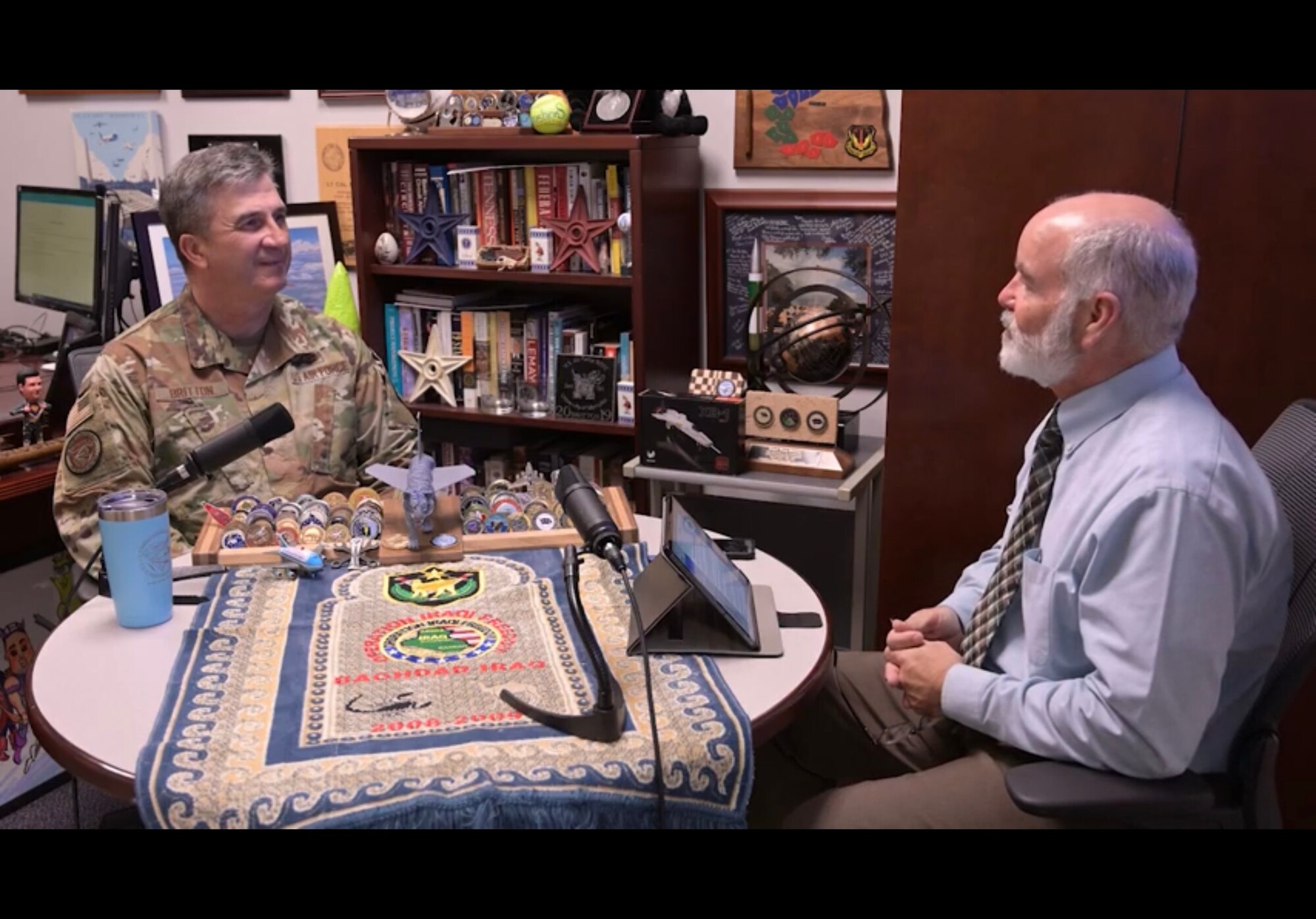 Brig. Gen. Ryan Britton, Program Executive Officer for Presidential and Executive Airlift, sat with Daryl Mayer, AFLCMC Public Affairs, for a Leadership Log podcast episode to discuss the future of supersonic transport.