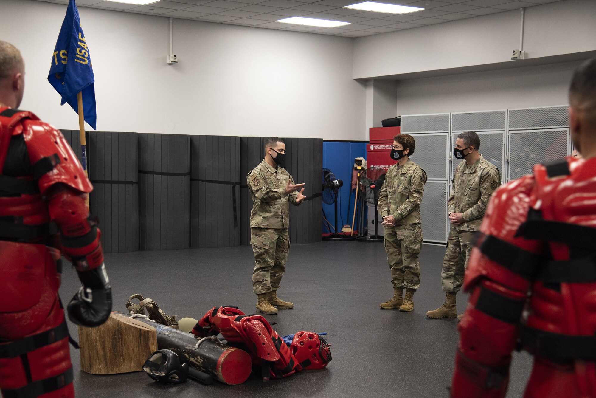 AMC command team visit to the USAF Expeditionary Center