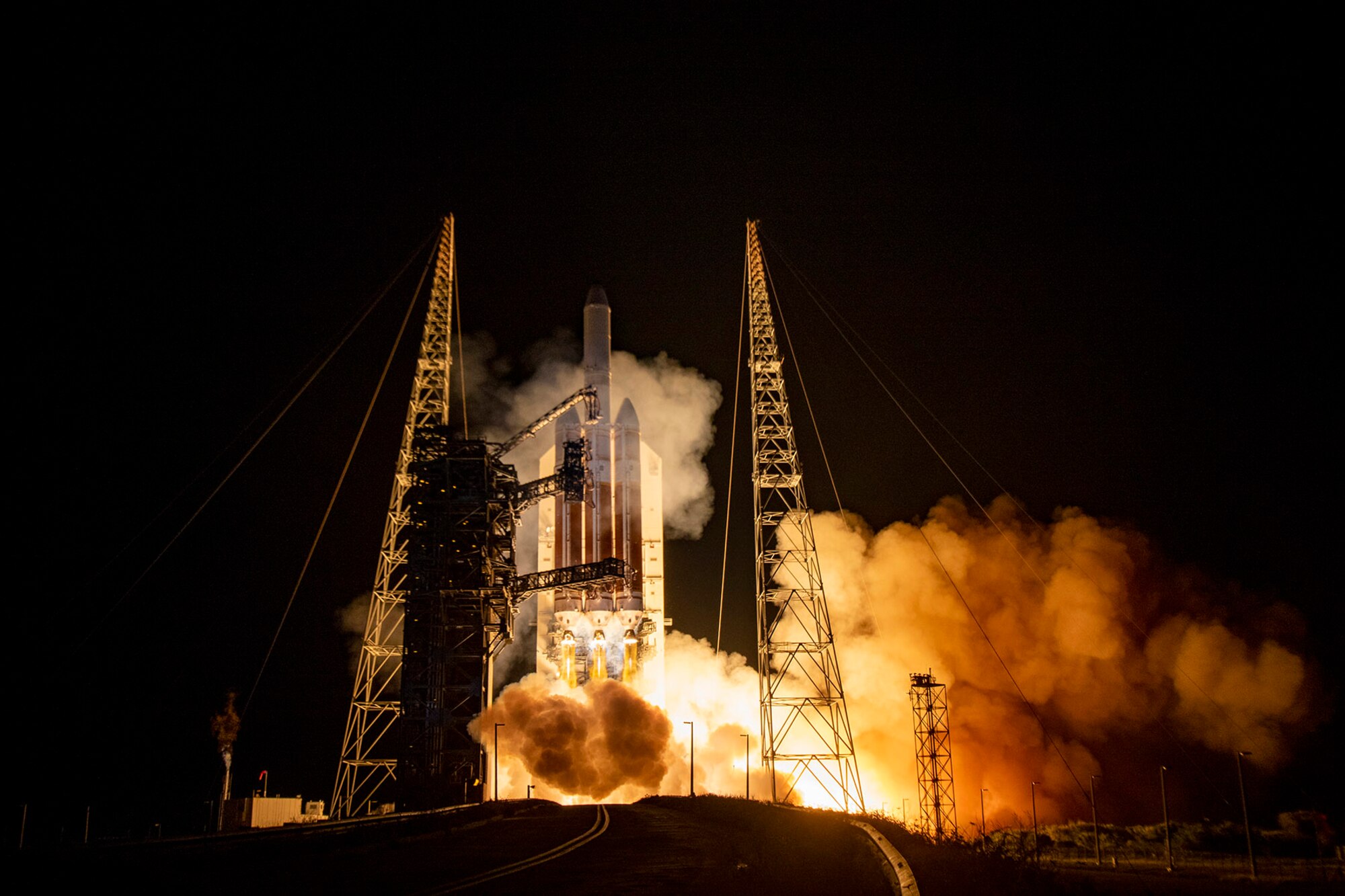 The U.S. Space Force’s Space and Missile Systems Center Launch Enterprise team and partners successfully launched the National Reconnaissance Office Launch (NROL)-44 mission at 8:09 p.m. EDT Dec. 10 from the newly rechristened Cape Canaveral Space Force Station’s Launch Complex-37 in Florida aboard a United Launch Alliance Delta IV Heavy rocket.
