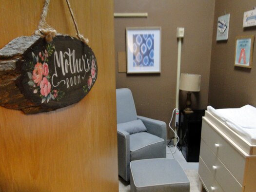 The 694th Intelligence Surveillance and Reconnaissance Group mother’s room stands ready to be used on Osan Air Force Base, Republic of Korea, November 12, 2020. The room is dedicated to the late Capt. Tranay Tanner, a previous 6th Intelligence Squadron member who began the mother’s room project. (U.S. Air Force courtesy photo)