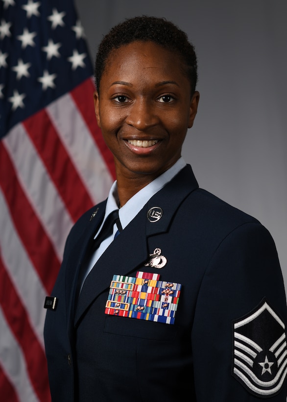 Woman wearing uniform.