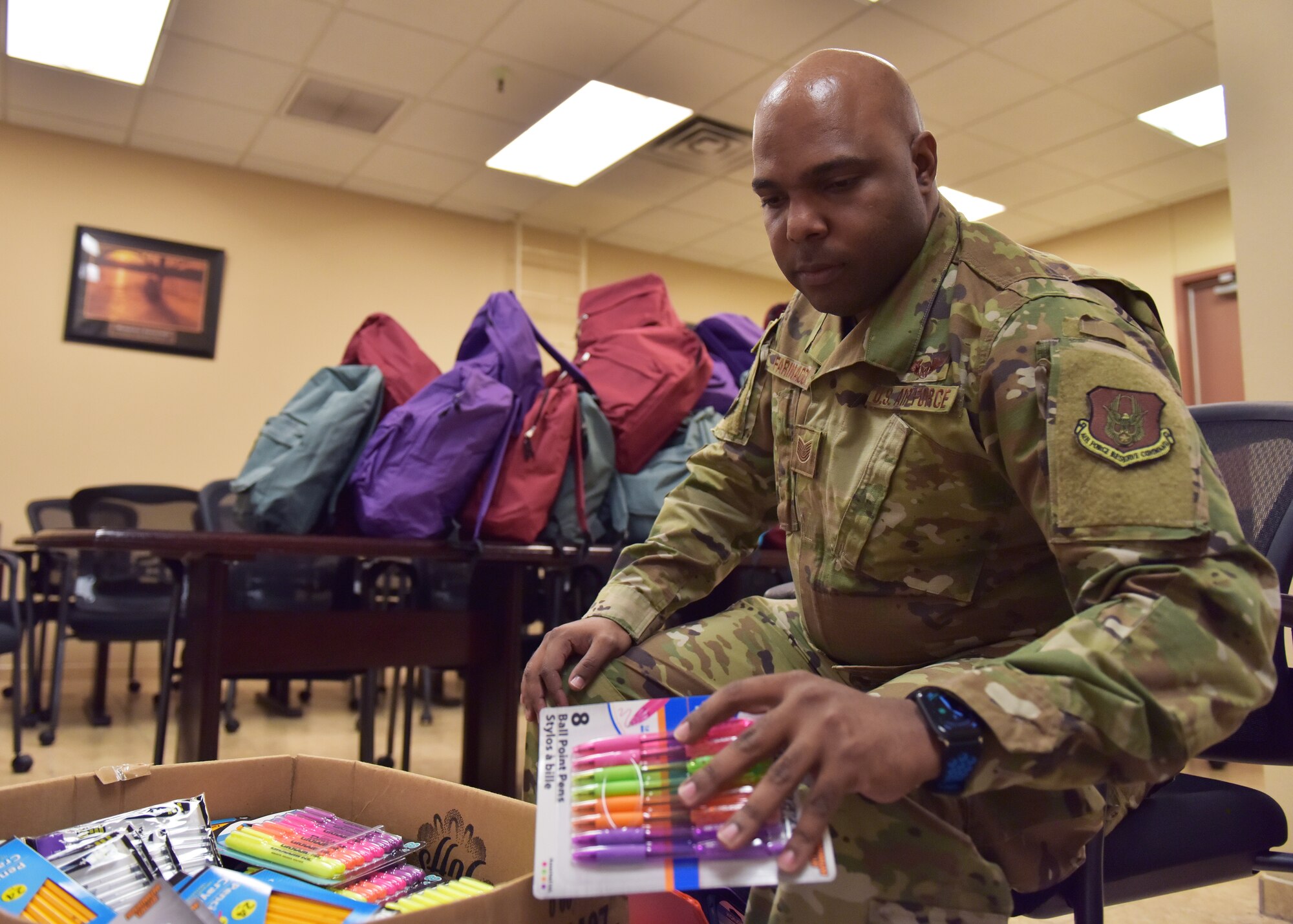 Master Sgt. Romeo Farinacci, 944th Airman & Family Readiness client support technician, joined the Air Force in 1998 initially as an electronic warfare apprentice but when an opportunity came up for him to become an airborne system engineer on an RC-135, Rivet Joint, he took it.