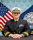Studio portrait of Cmdr. Daniel J. Virgets