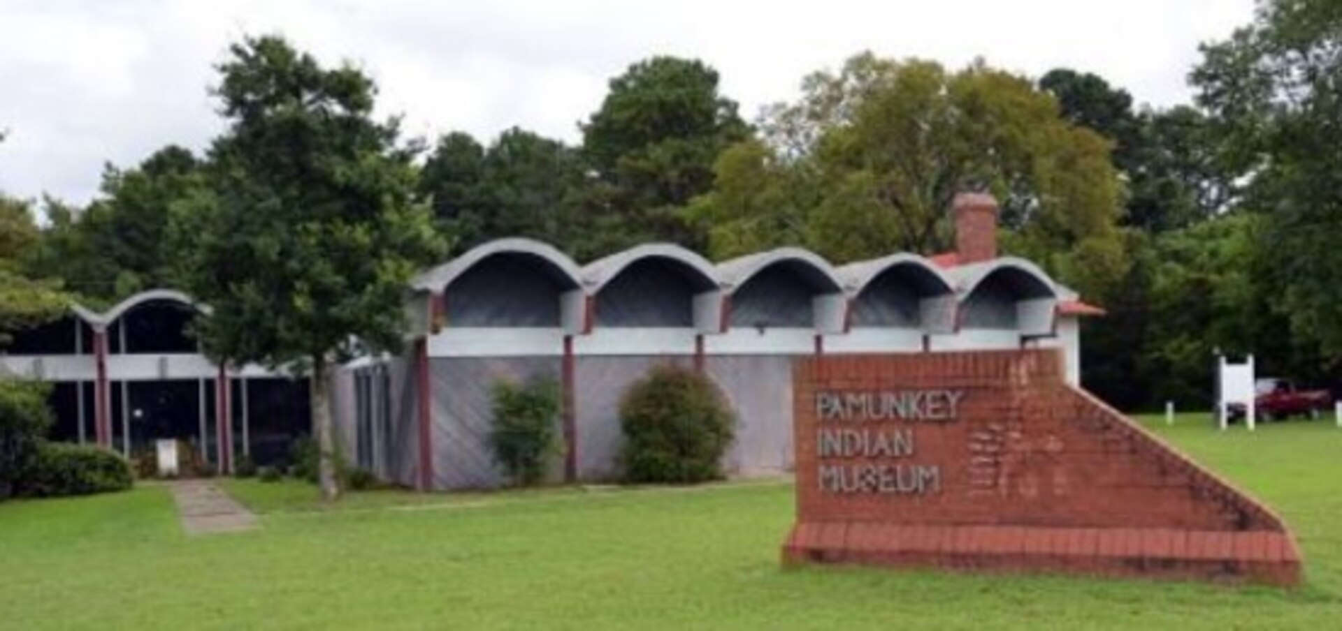 IMAGE: 201214-N-DE005-003 - DAHLGREN, Va. (Nov. 30, 2020) – The Pamunkey Indian Museum provides an opportunity to learn more about the Pamunkey Indian Tribe. Located on the Pamunkey Indian Reservation in Virginia, the museum displays various historical artifacts such as tools, pottery, clothing, and significant documents representing the vast history of the tribe. (U.S. Navy/Released)