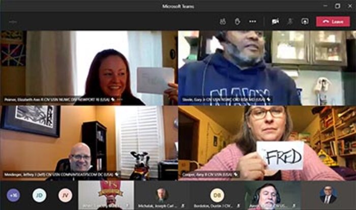 Virtual Propel course uses Microsoft Teams to unite, train new NAVSEA supervisors
