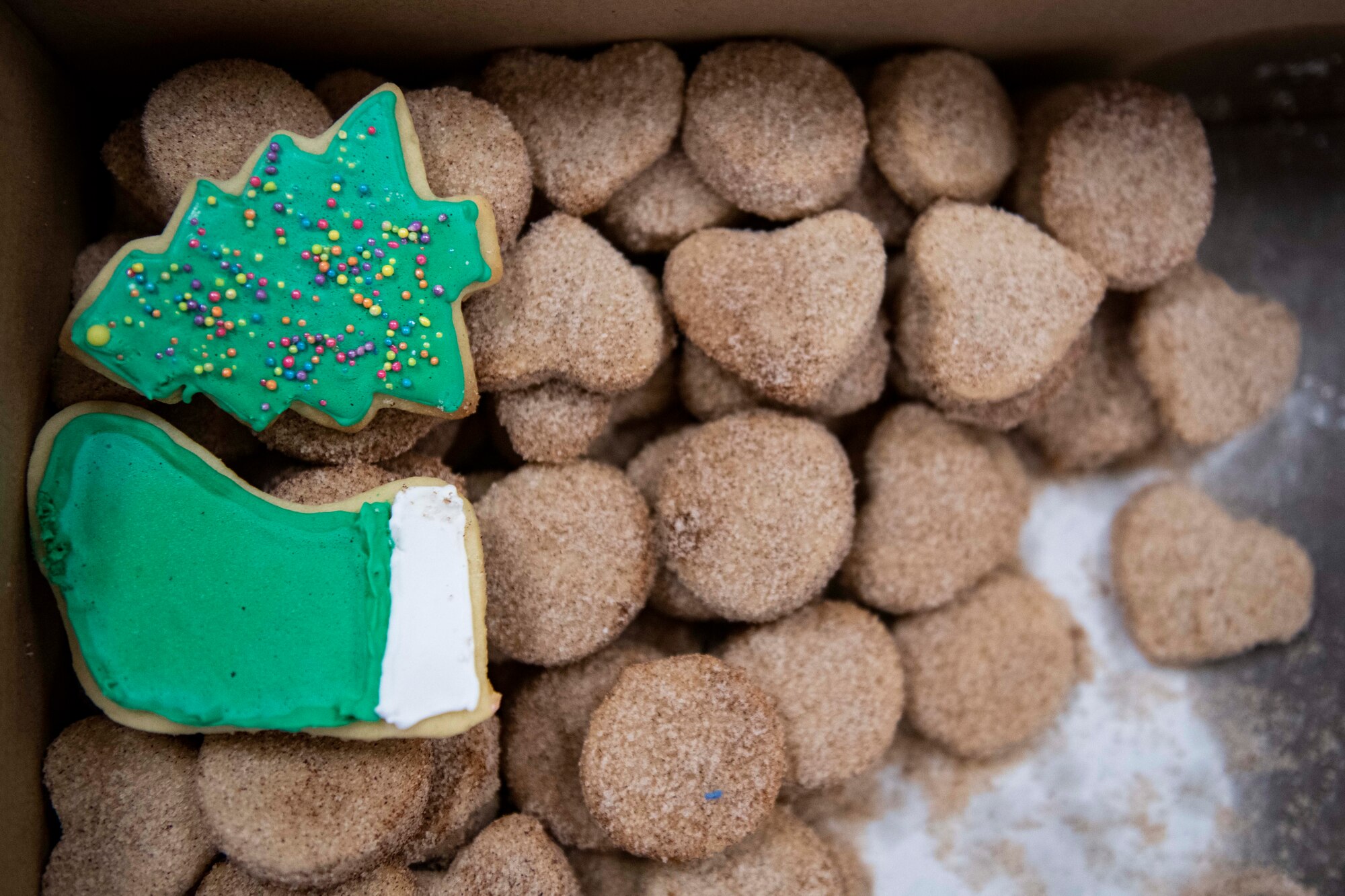 Cookies in a box.