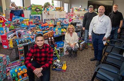 NUWC Division Newport employees donate 972 gifts to Toys for Tots campaign