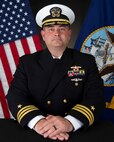 Studio portrait of Cmdr. Christopher W. Petro