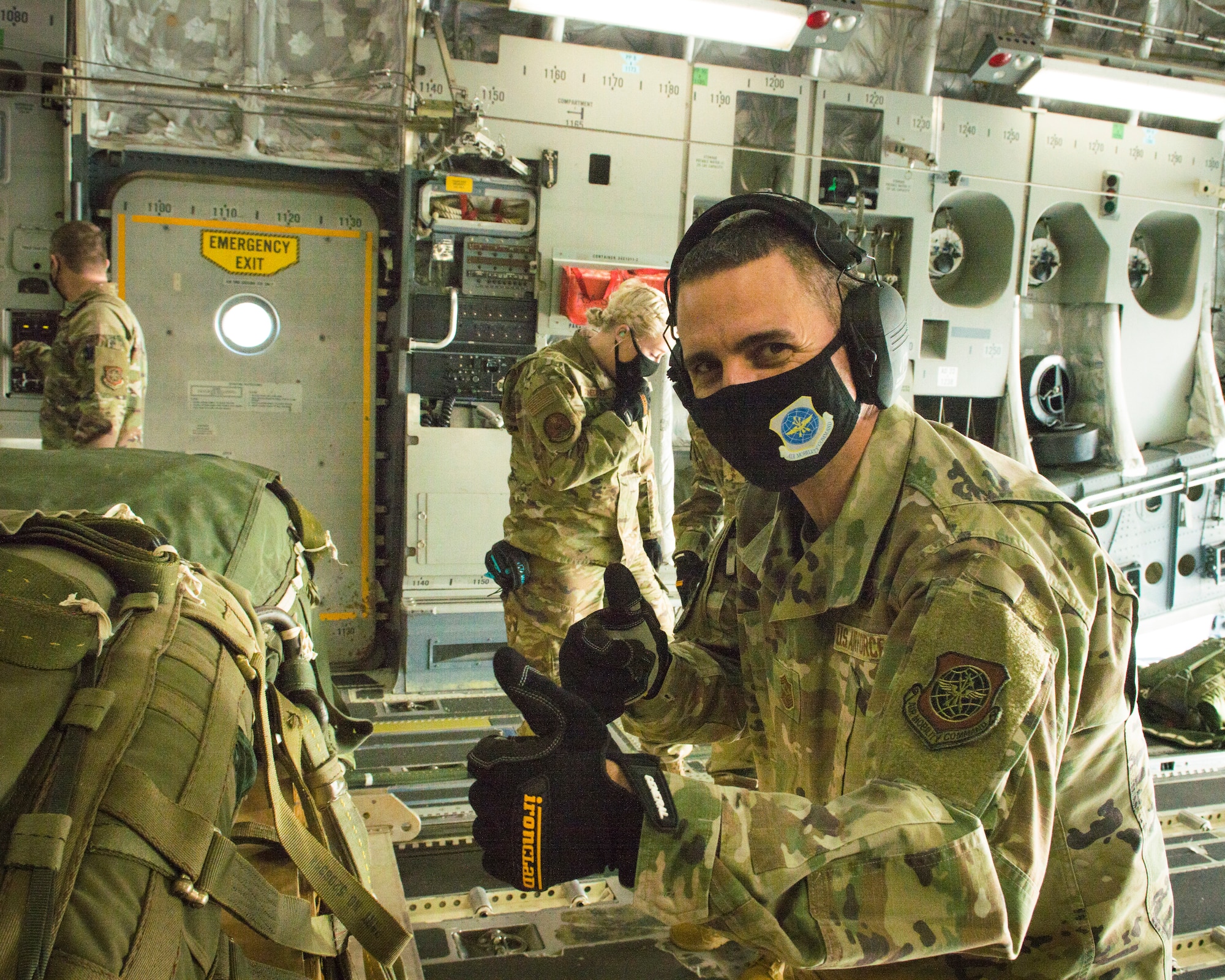 Photo of AMC leadership visit to Pope Army Airfield, N.C.