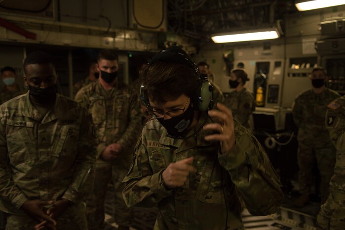 Photo of AMC leadership visit to Pope Army Airfield, N.C.