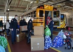 Firefighter load Angel Tree gifts