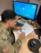 Pfc. Raul Cordova reads “Never Underestimate the Power of LGOP,” one of the articles of the reading component of the U.S. Army Medical Materiel Center-Korea’s Leadership Self-Development Program.