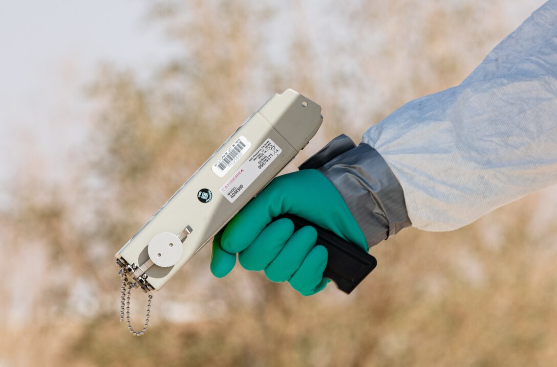 Airmen from the 378th Expeditionary Civil Engineer Squadron emergency management flight and Royal Saudi Air Force personnel shared experience and expertise during a hazardous materials response exercise Dec. 12, 2020, at Prince Sultan Air Base, Kingdom of Saudi Arabia.