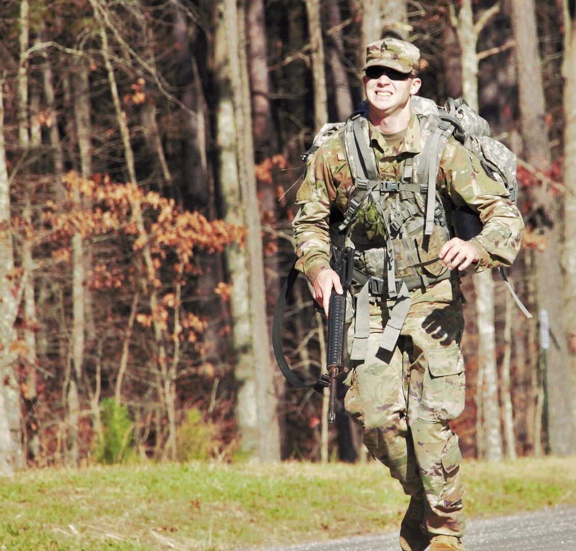 Sgt. Michael Walker and Spc. Luke Shallenberger take top honors in the Virginia Beach-based 329th Regional Support Group Best Warrior Competition held Dec. 10-11, 2020, at Fort Pickett, Virginia.