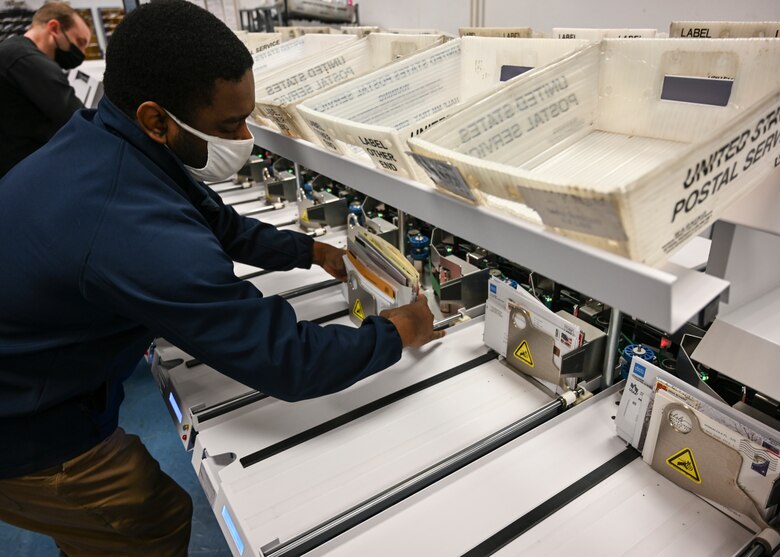 Going postal Ramstein receives automatic mail sorter > Ramstein Air