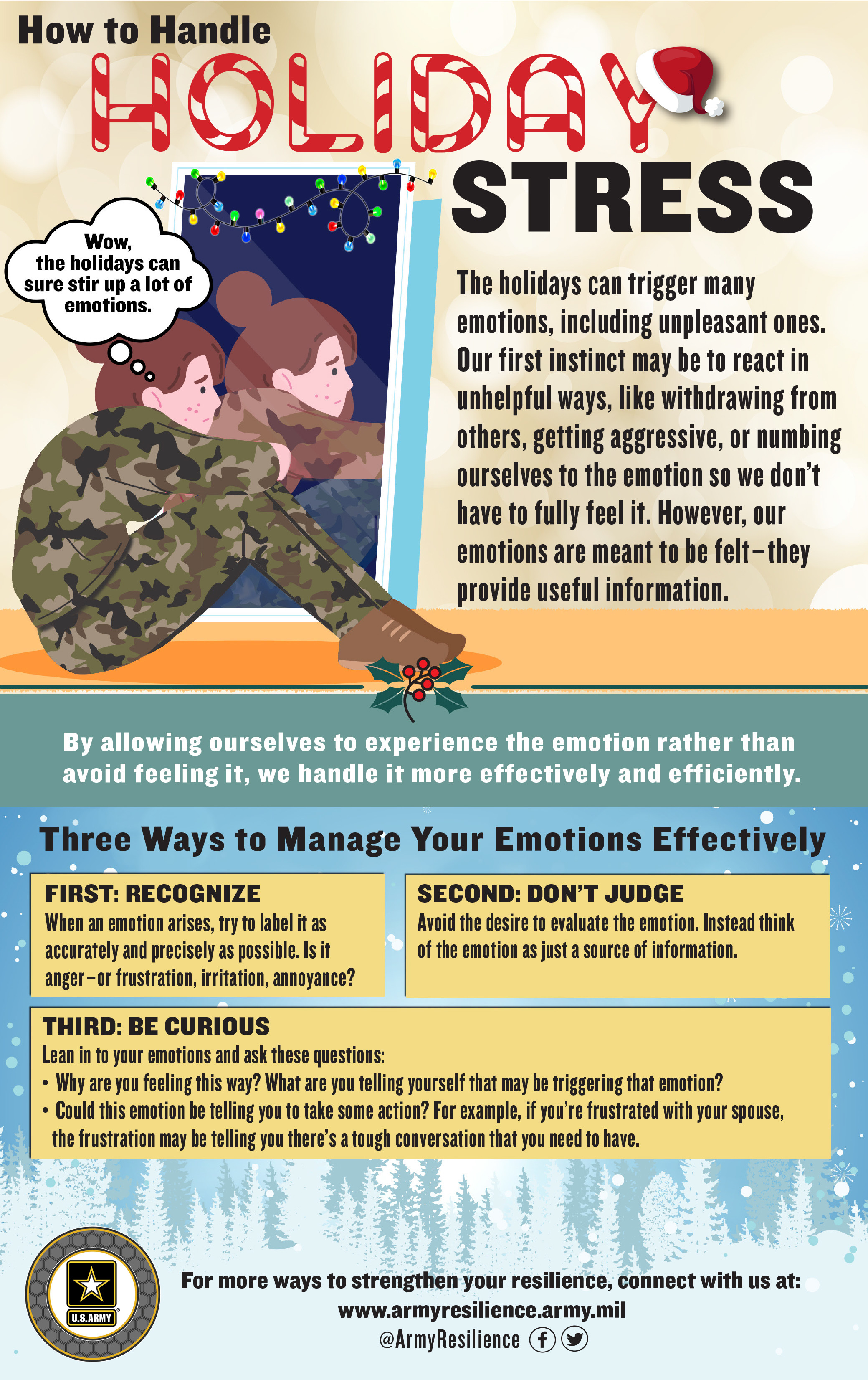Learn how to handle holiday stress effectively > 960th Cyberspace