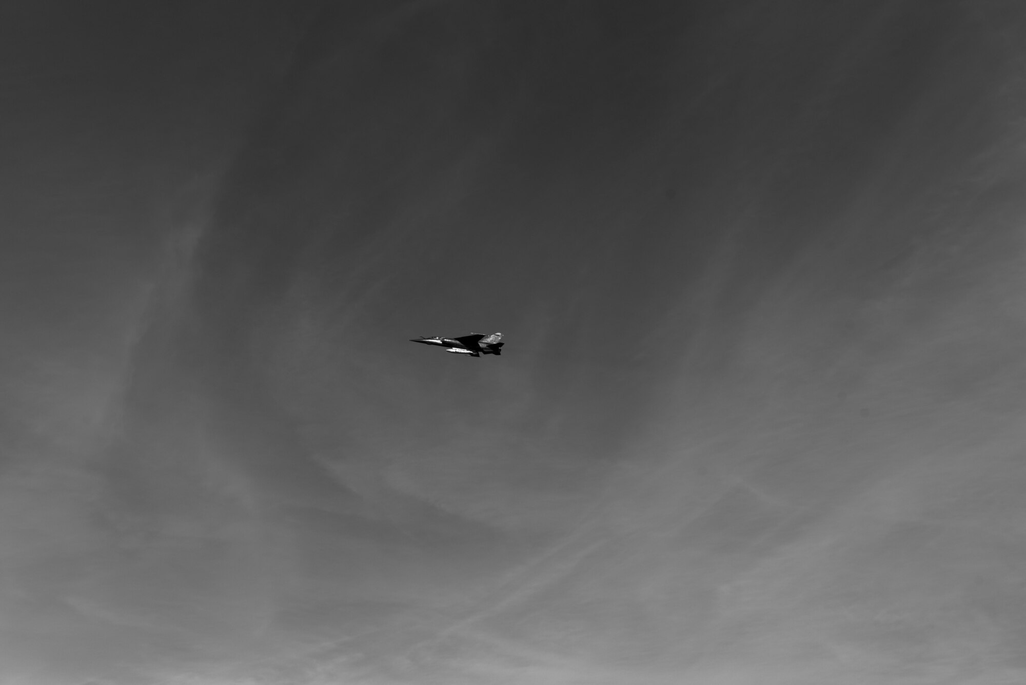 a plane in the air