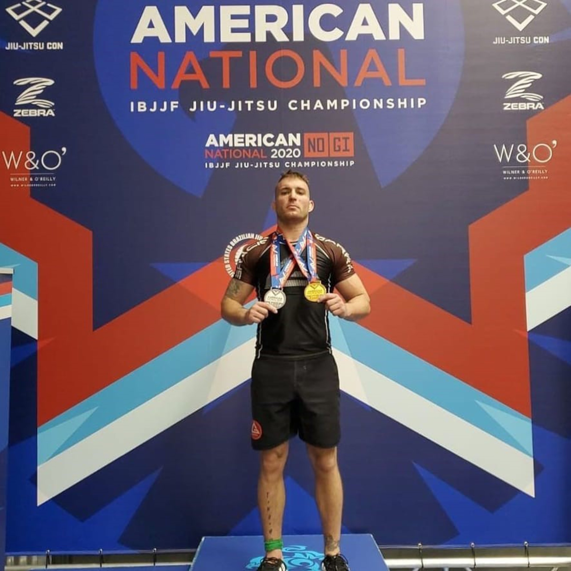 Master Sgt. Kyle Atkinson, an enlisted accessions recruiter with the 341st Recruiting Squadron, Katy, Texas, won the International Brazilian Jiu Jitsu Federation’s American Nationals tournament in the medium heavy weight class Dec. 6, 2020, in Dallas.